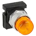 [CSW30-BSI3E26] WEG 30mm Illuminated Extended Pushbutton - Yellow - 24Vac-Vdc .webp
