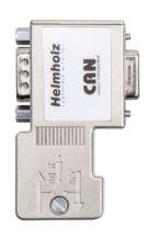 CAN bus connector 90°, without additional connection jack