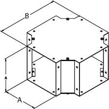 Hammond Wireway Cross Fitting