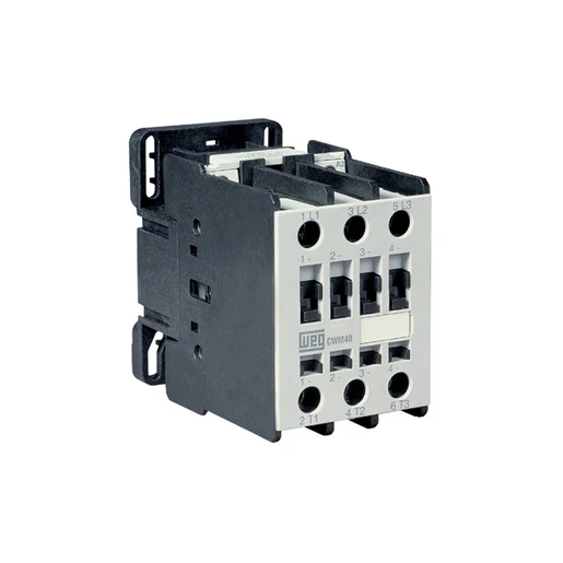 WEG Contactor, IEC, 40A, 180-208VAC 50Hz/208-240VAC 60Hz, 2NO Poles, UL508, Use RW Overload Relay