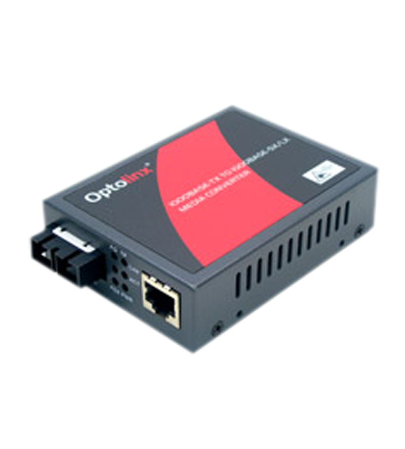 Antaira 10/100/1000TX To 1000LX Single Fiber (WDM-B), Single-Mode 10km, TX1550nm - RX1310nm