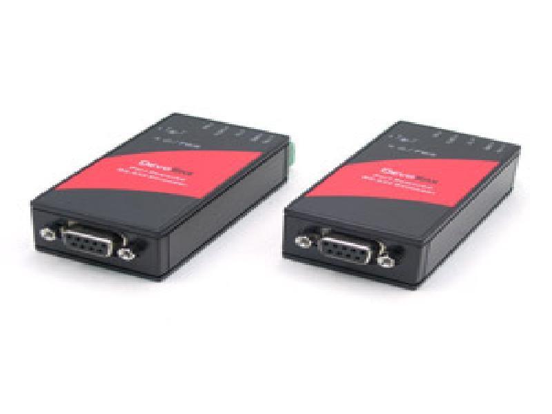 Antaira Industrial High Speed RS-232 Over CAT-5 Extender up to 1.2km with Surge Protection.