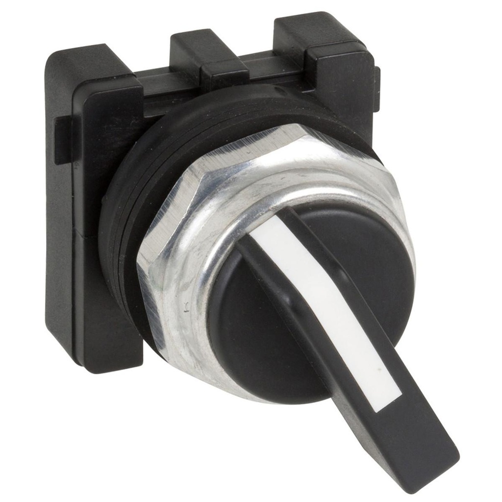 WEG 30mm Lever Selector Switch 3-Position Spring Return White
