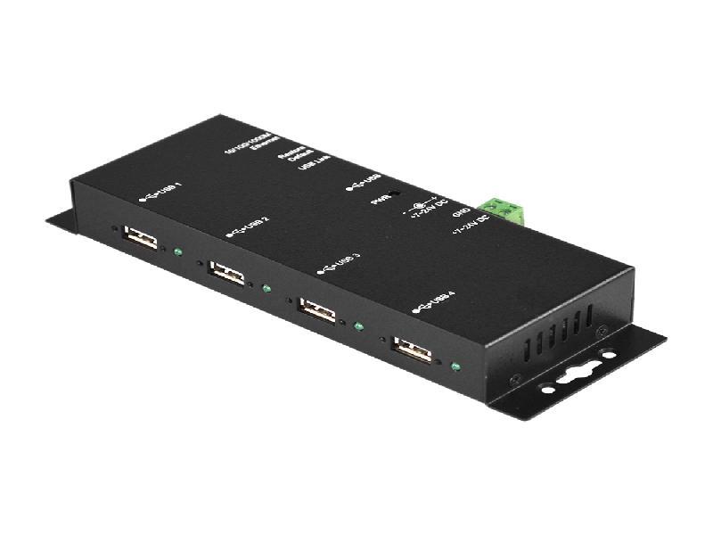 Antaira 4-Port USB2.0 to Gigabit Ethernet Server