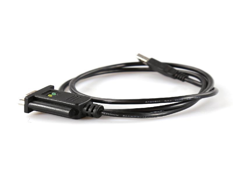 Antaira Industrial USB to 1-Port RS-232 Converter (DB9M) with TX/RX LED Indicators 80cm/2.6ft