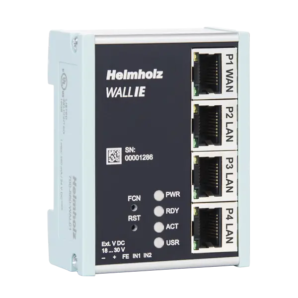 [700-860-WAL01] Helmholz WALL IE – Industrial NAT Gateway/Firewall 10/100 Mbit