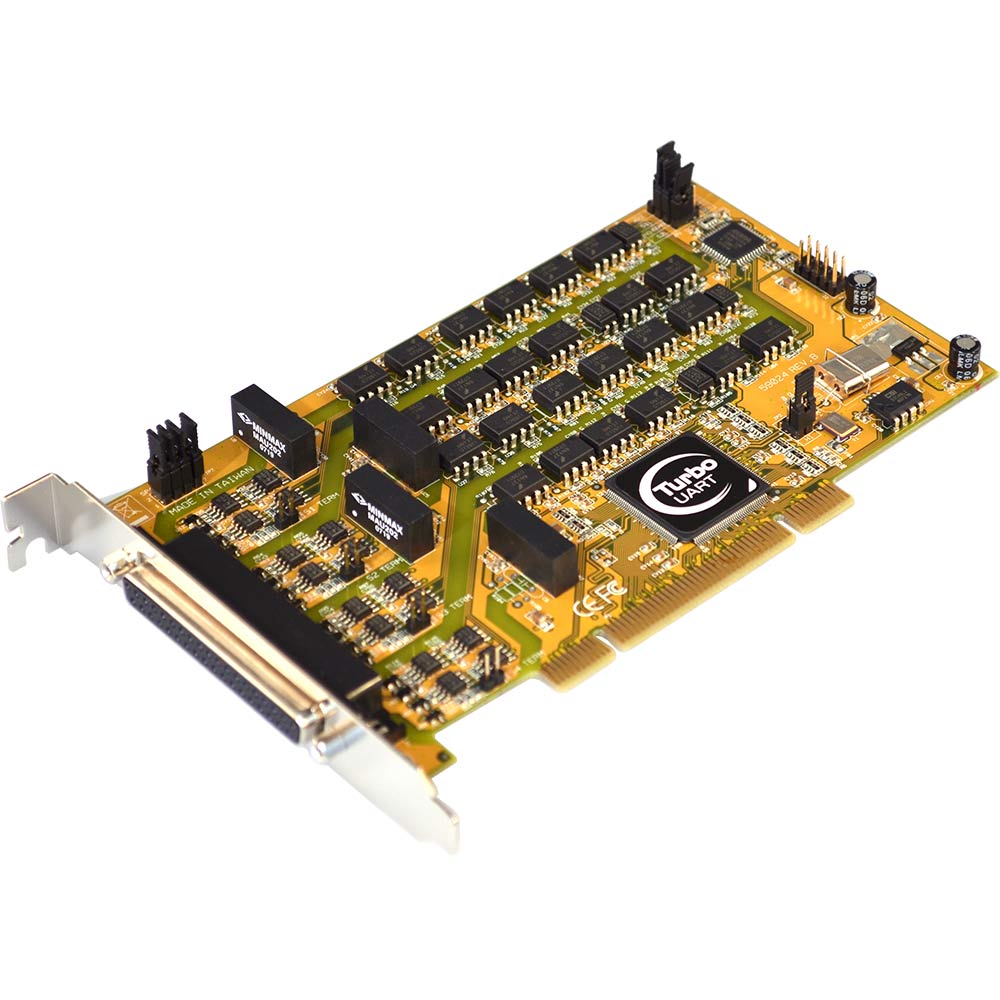 Antaira 4-Port RS-422/485 Universal PCI Card w/Surge and Isolation