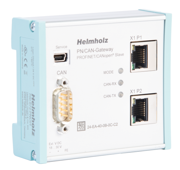 Helmholz PN/CAN Gateway, PROFINET/SAE J1939 protocol