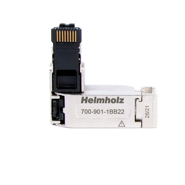 Ethernet connector, RJ45, 90° EasyConnect