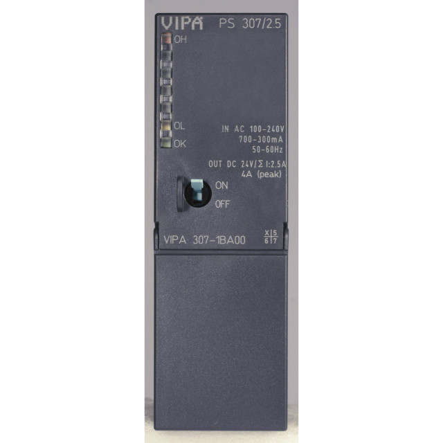 Power Supply AC 100/240V, DC 24V, 5A - Vipa