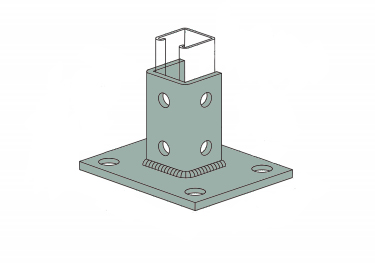 [DSAB5814SQEG-MC] Unistrut Floor Bracket