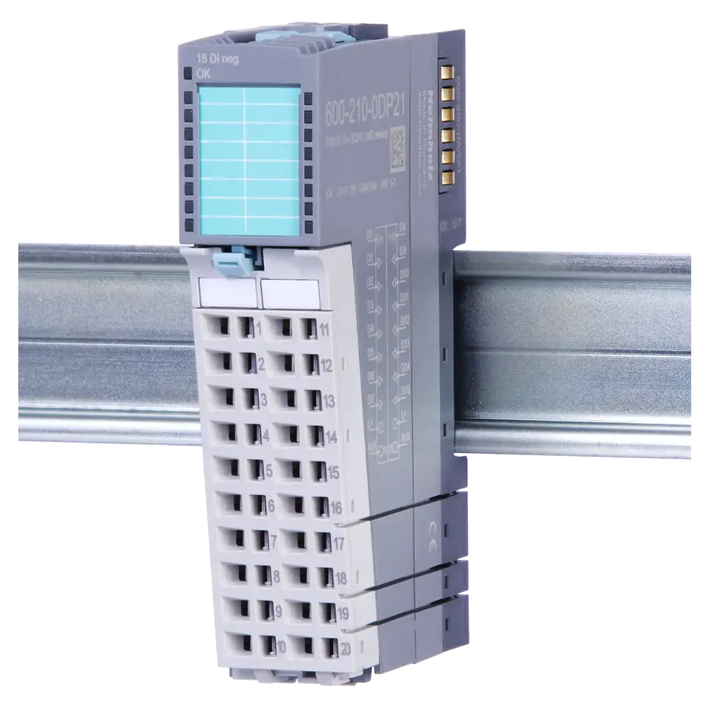 TB20, Digital input module - DI 16x DC 24 V GND-Reading