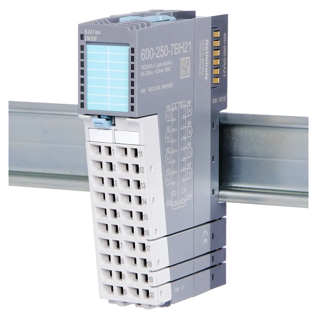 TB20, Analog input module - AI 8x I, 0/4-20mA, +-20mA, Iso.