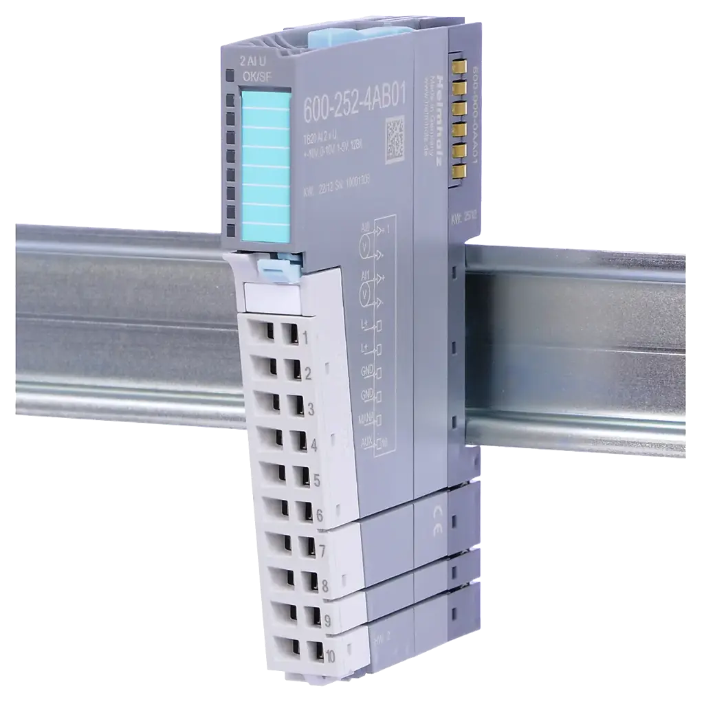 TB20, Analog input module - AI 2x U, +-10 V, 0-10 V, 1-5 V