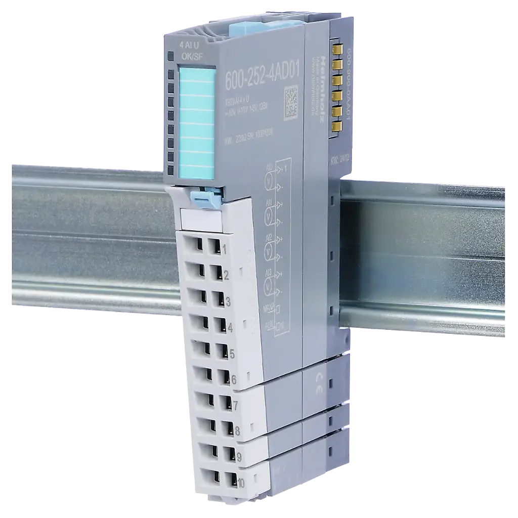 TB20, Analog input module - AI 4x U, +-10 V, 0-10 V, 1-5 V