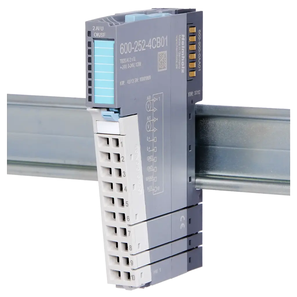 TB20, Analog input module - AI 2x U, +-24 V, 0-24 V