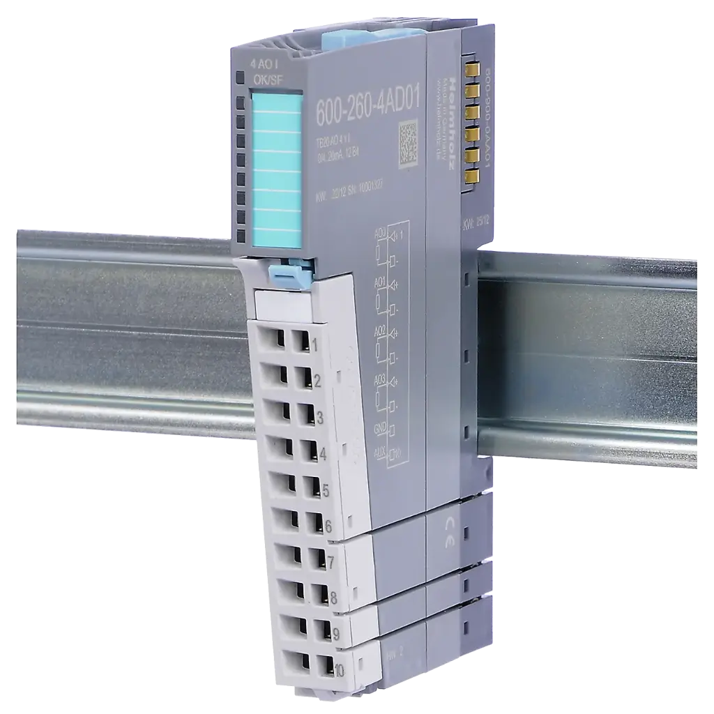 TB20, Analog output module - AO 4x I, 0/4...20 mA