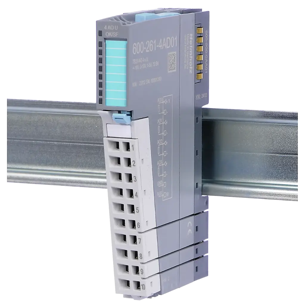 TB20, Analog output module - AO 4x U, +-10 V, 0-10 V, 1-5 V