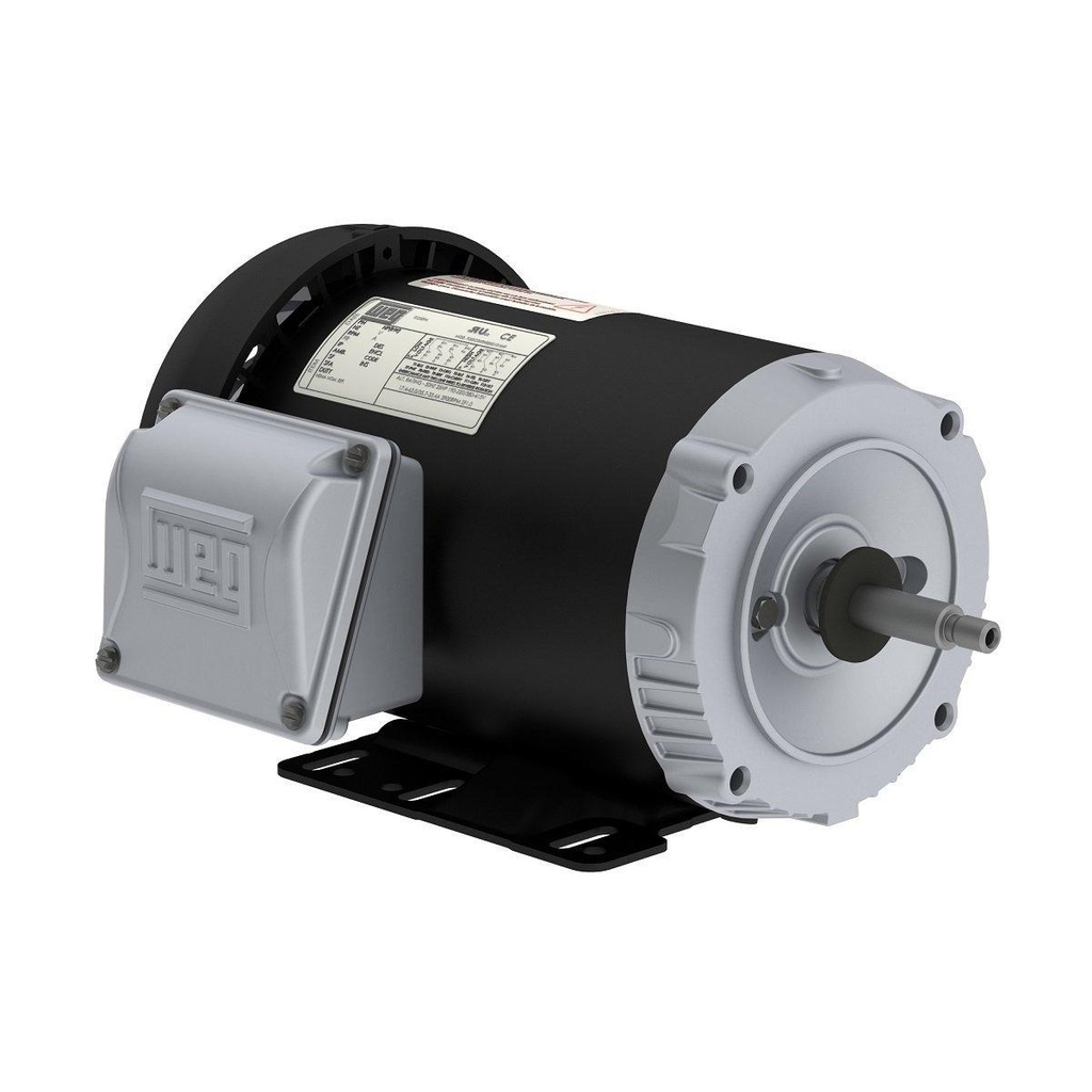 WEG 2 HP 3600 RPM 230/460V TEFC 56J Frame