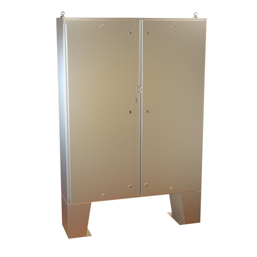 [1422N4SSB12FQT] Hammond NEMA 4X Two Door Floormount Enclosure