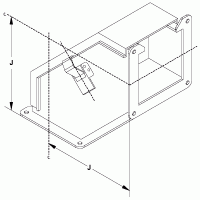 [1485B9Q] Hammond Wireway Elbow