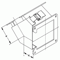 [1485C4N] Hammond Wireway Elbow