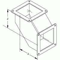 [1487B9P] Hammond Wireway Elbow