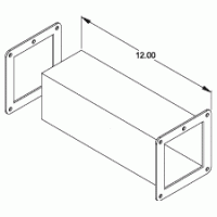 [1487BW] Hammond Wireway Cut-Off Fitting