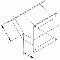 [1487E9PSS] Hammond Wireway Elbow
