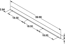 [1487EB60] Hammond Wireway Barrier Kit