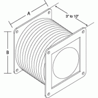 [1487EFFSS] Hammond Wireway Flexible Fitting