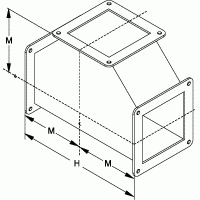 [1487ERECSS] Hammond Wireway Reducer