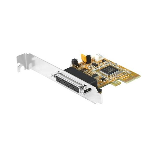 [MSC-202ALP1] Antaira 2-Port RS-232   1-port Parallel PCI Express Card, Low Profile (Support Power Over Pin-9)