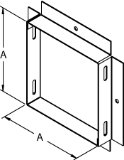 [CWAD10] Hammond Wireway Panel Adapter