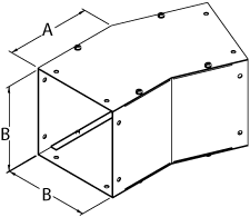 [CWEL822] Hammond Wireway Elbow