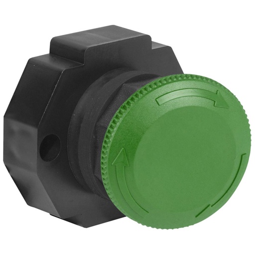 [CSW30H-BEG2] WEG 30mm Hazardous Duty E-Stop Pushbutton - Twist Release - Green