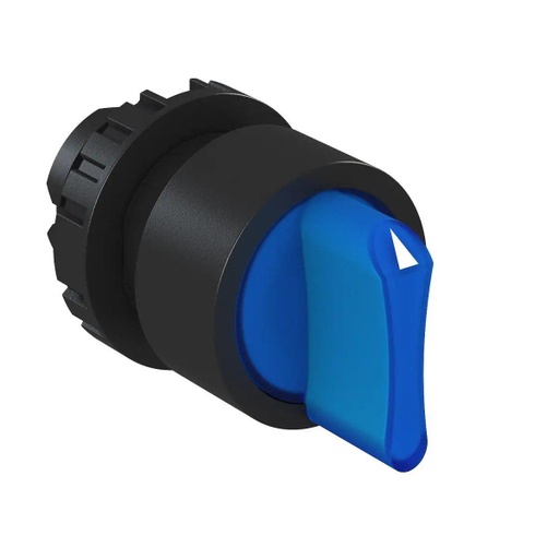 [CSW-CKI3R454 WH] WEG 22mm Blue Illuminated Knob Selector Switch 3 Position Spring Return
