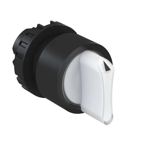 [CSW-CKI3RE450 WH] WEG 22mm White Illuminated Knob Selector Switch 3 Position Spring Return