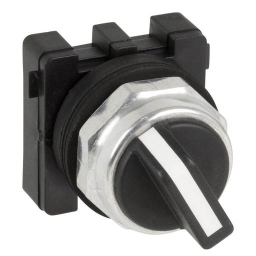 [CSW30-CK3R45] WEG 30mm Knob Selector Switch 3-Position Spring Return White