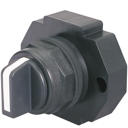 [CSW30H-CK3R45] WEG 30mm Hazardous Duty Knob Selector Switch - 3 Position Spring Return - White 