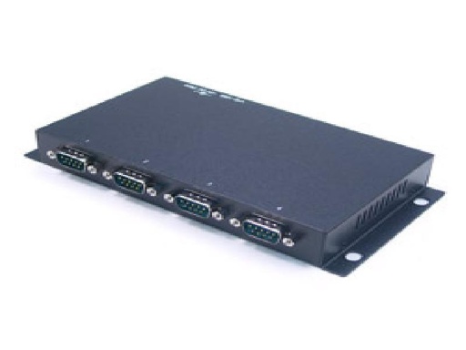 [UTS-404A-SI] Antaira Industrial 4-Port RS-232 to USB 2.0 High Speed Converter with Surge & Isolation