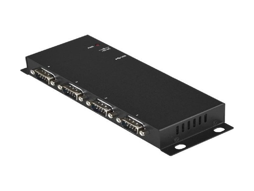 [UTS-404AK] Antaira Industrial 4-Port RS-232 to USB 2.0 High Speed Converter with Locking Feature