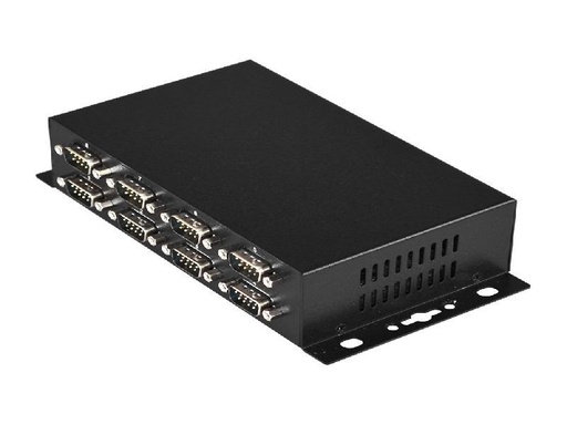 [UTS-408AK-SI] Antaira Industrial 8-Port RS-232 to USB 20 High Speed Converter with Locking Feature and w/Surge & Isolation