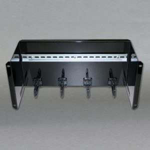 [BRKT-19DR-5U-CM] DinSpace 19” Rackmount DIN-Rail Adapter with cable management, 5U.