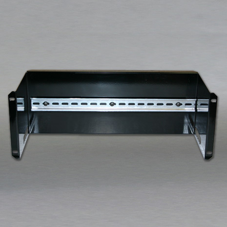 [BRKT-19DR-4U] DinSpace 19” Rackmount DIN-Rail Adapter without cable management, 4U.