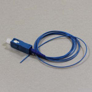 [SNAP-Pigtail-01SC-SM] DinSpace SNAP Splice Pigtail with 1ea. singlemode SC simplex adapter, 3ft. length.
