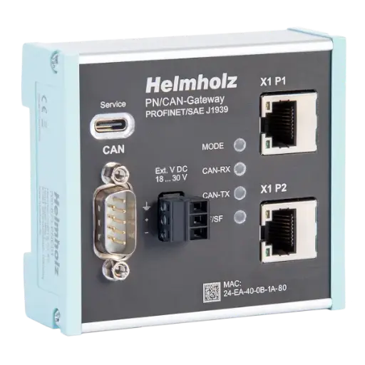 [700-673-PNC01] Helmholz PN/CAN Gateway, PROFINET/SAE J1939 protocol