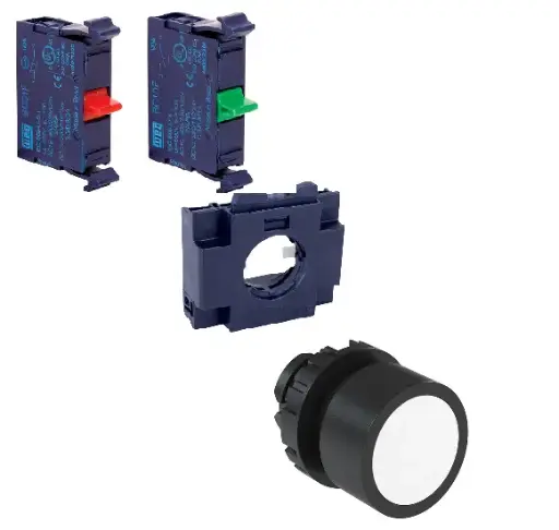 22mm Flush Pushbutton Builder