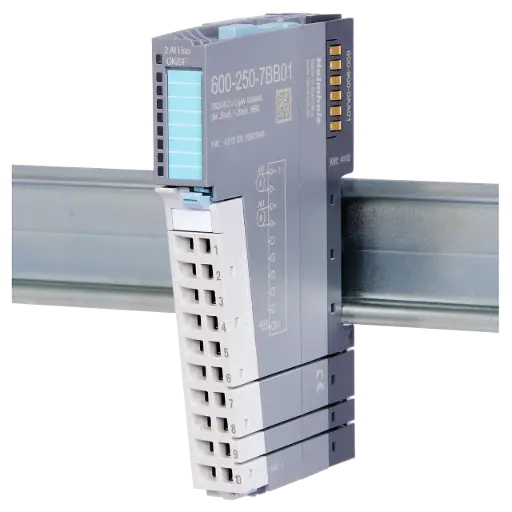 [600-250-7BB01] TB20, Analog input module - AI 2x I, 0/4-20mA, +-20mA, Iso.