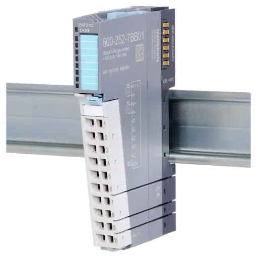 [600-252-7BB01] TB20, Analog input module - AI 2x U, +-10 V, 0-10 V, 1-5 V, Iso.